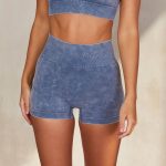 Running suit fitness suit seamless yoga shorts yoga suit - Image 8